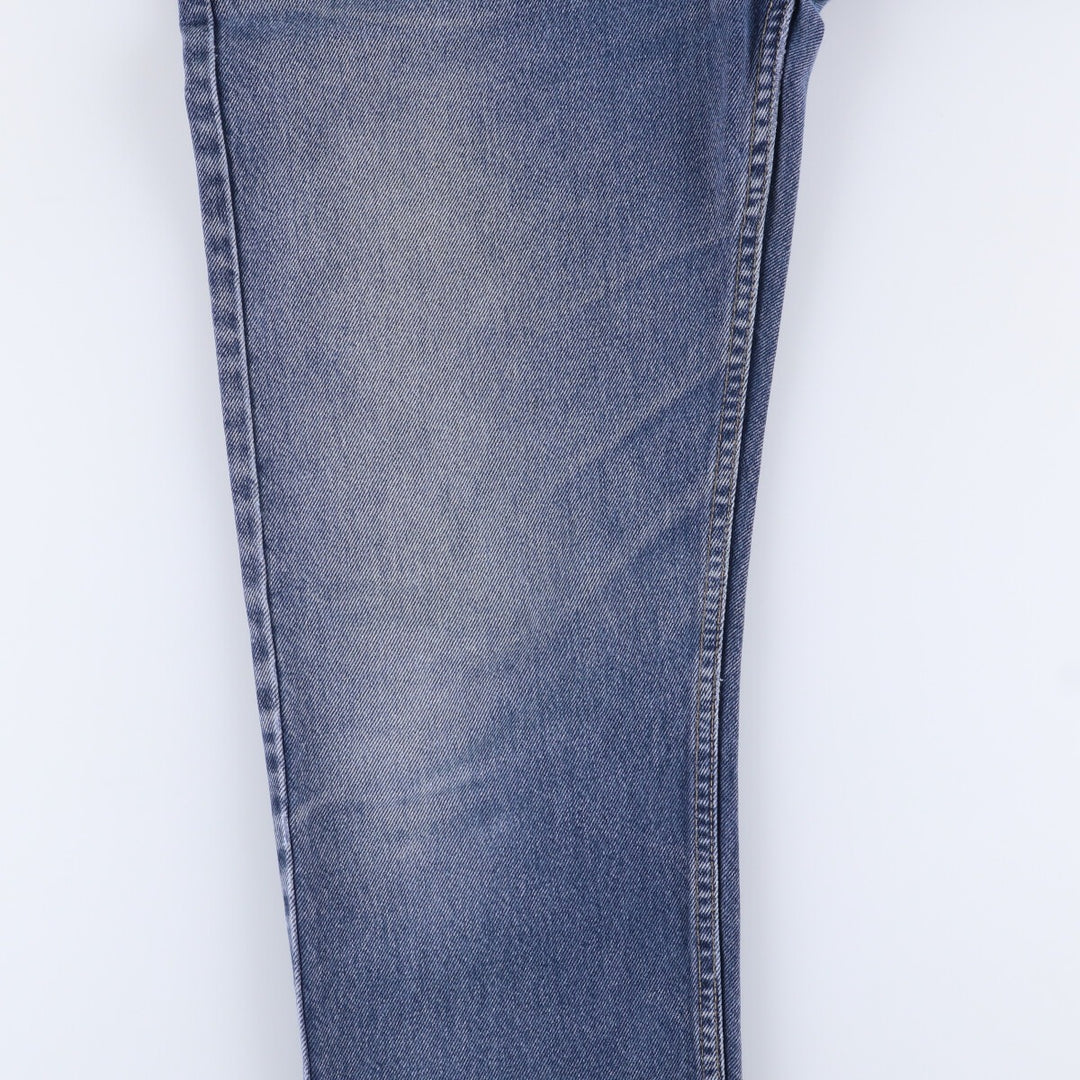 ~90'S Levi's 615-0215 Euro Model Orange Tab Tapered Denim Pants Made in England Men's W32 Vintage cotton blue type Vintage Second Hand