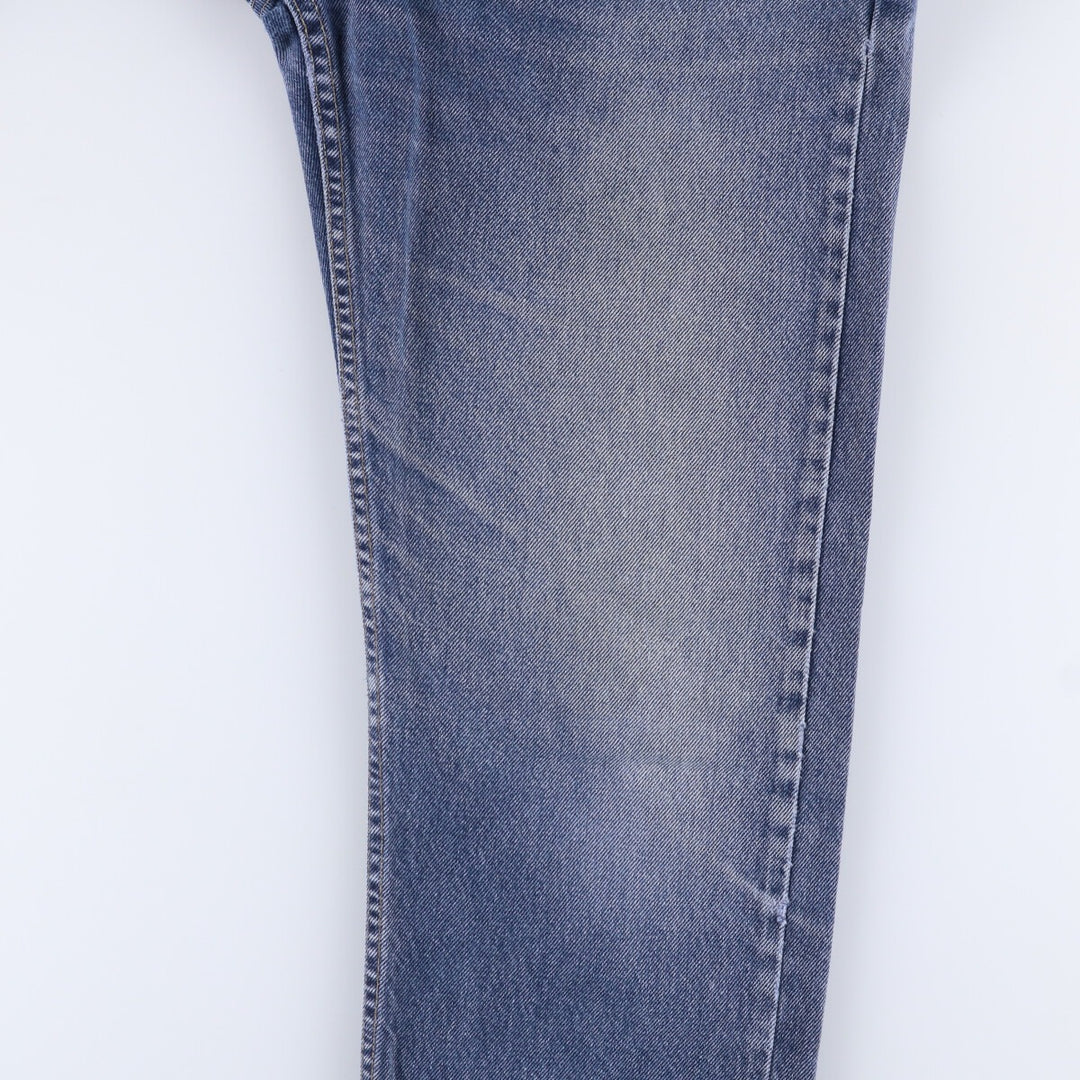 ~90'S Levi's 615-0215 Euro Model Orange Tab Tapered Denim Pants Made in England Men's W32 Vintage cotton blue type Vintage Second Hand