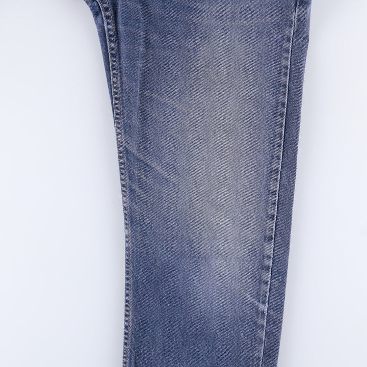 ~90'S Levi's 615-0215 Euro Model Orange Tab Tapered Denim Pants Made in England Men's W32 Vintage cotton blue type Vintage Second Hand