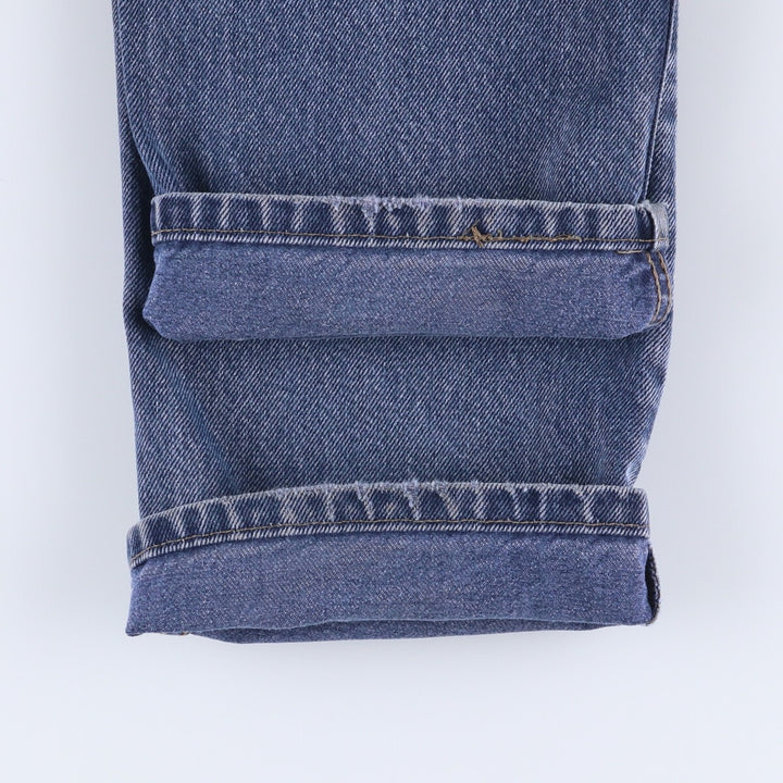 ~90'S Levi's 615-0215 Euro Model Orange Tab Tapered Denim Pants Made in England Men's W32 Vintage cotton blue type Vintage Second Hand