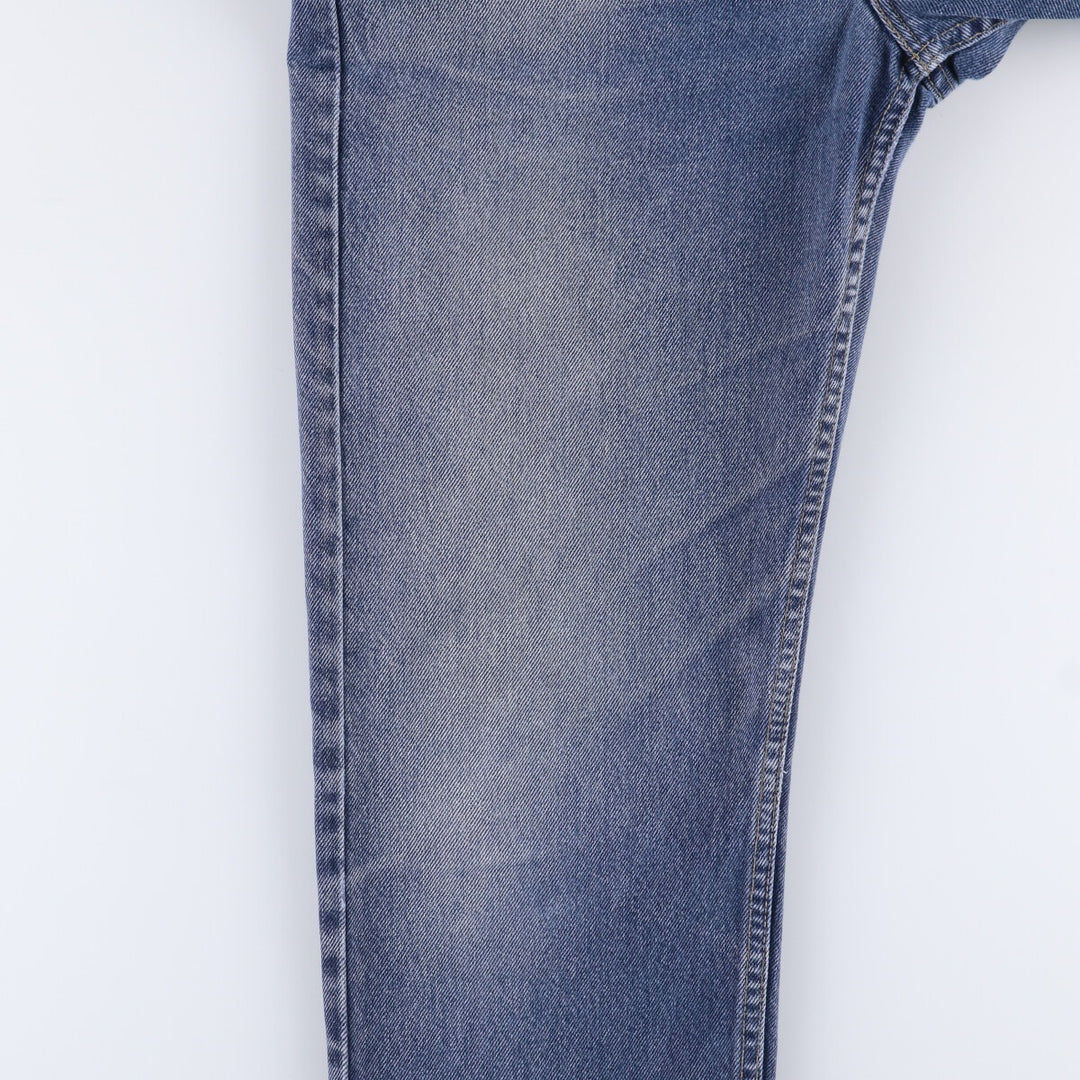 ~90'S Levi's 615-0215 Euro Model Orange Tab Tapered Denim Pants Made in England Men's W32 Vintage cotton blue type Vintage Second Hand
