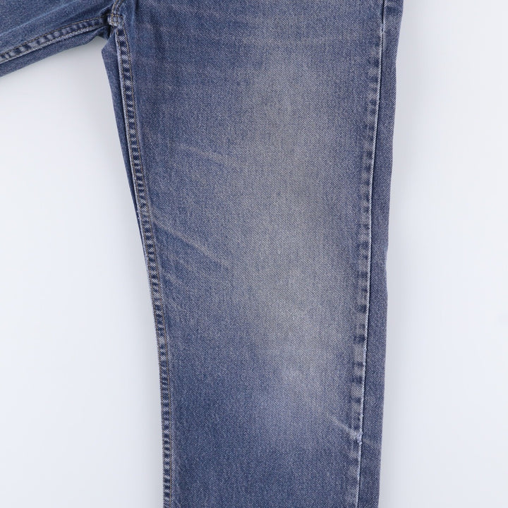 ~90'S Levi's 615-0215 Euro Model Orange Tab Tapered Denim Pants Made in England Men's W32 Vintage cotton blue type Vintage Second Hand