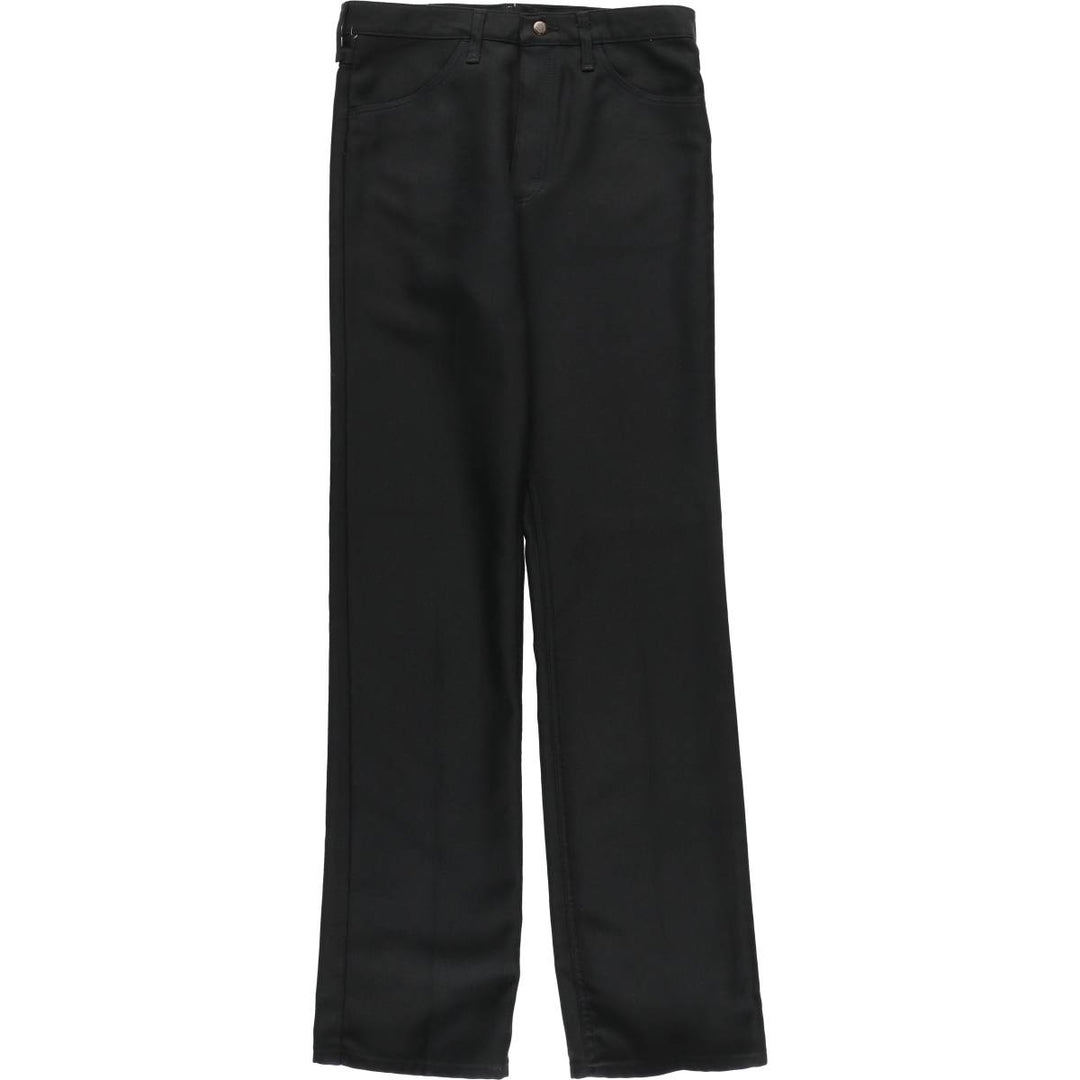 Vintage 80s-90'S Wrangler Rancher Dress Jeans, Slacks, Made in USA, Men's Size W32 polyester black type Vintage Second Hand