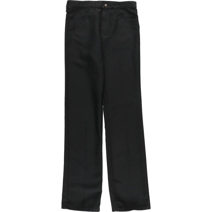 Vintage 80s-90'S Wrangler Rancher Dress Jeans, Slacks, Made in USA, Men's Size W32 polyester black type Vintage Second Hand