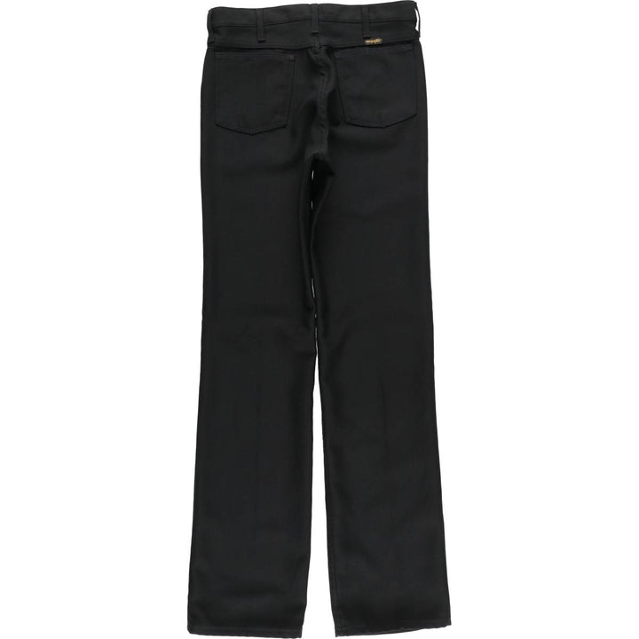 Vintage 80s-90'S Wrangler Rancher Dress Jeans, Slacks, Made in USA, Men's Size W32 polyester black type Vintage Second Hand