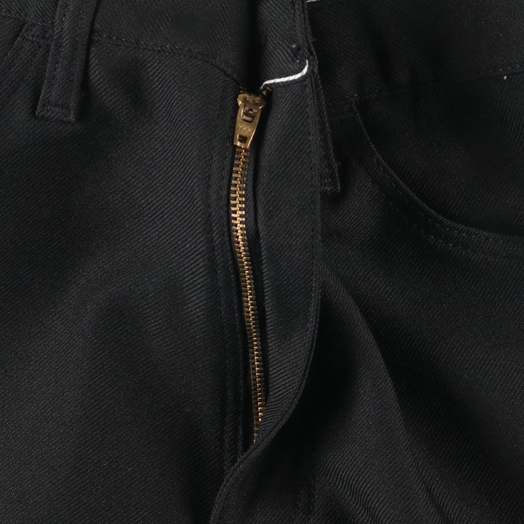 Vintage 80s-90'S Wrangler Rancher Dress Jeans, Slacks, Made in USA, Men's Size W32 polyester black type Vintage Second Hand