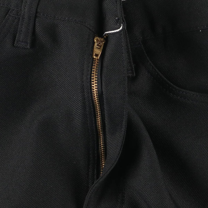 Vintage 80s-90'S Wrangler Rancher Dress Jeans, Slacks, Made in USA, Men's Size W32 polyester black type Vintage Second Hand