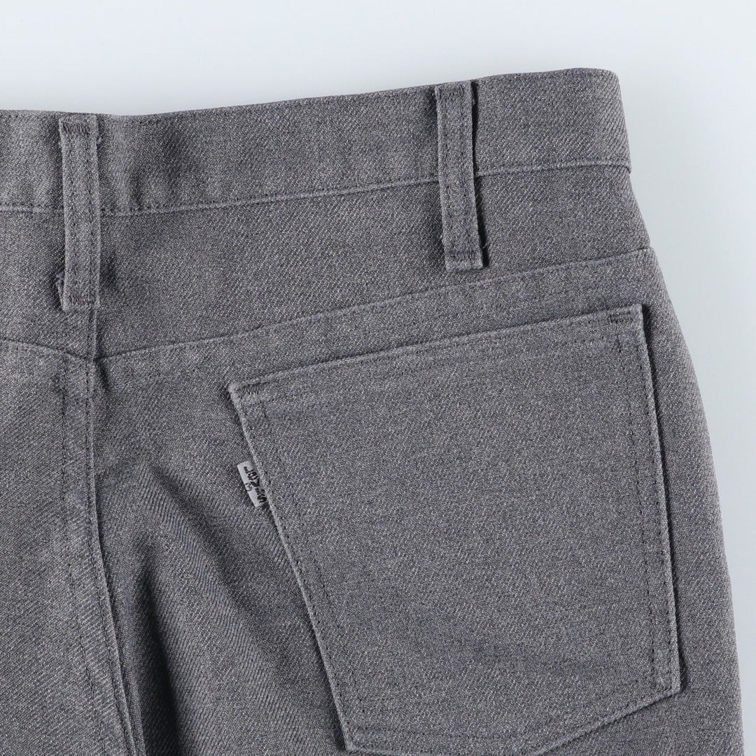 1990'S Vintage Levi's Men's Slacks, Made in USA, Size W32 polyester gray type Vintage Second Hand