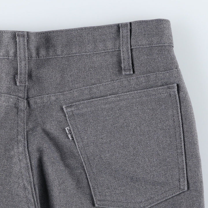 1990'S Vintage Levi's Men's Slacks, Made in USA, Size W32 polyester gray type Vintage Second Hand