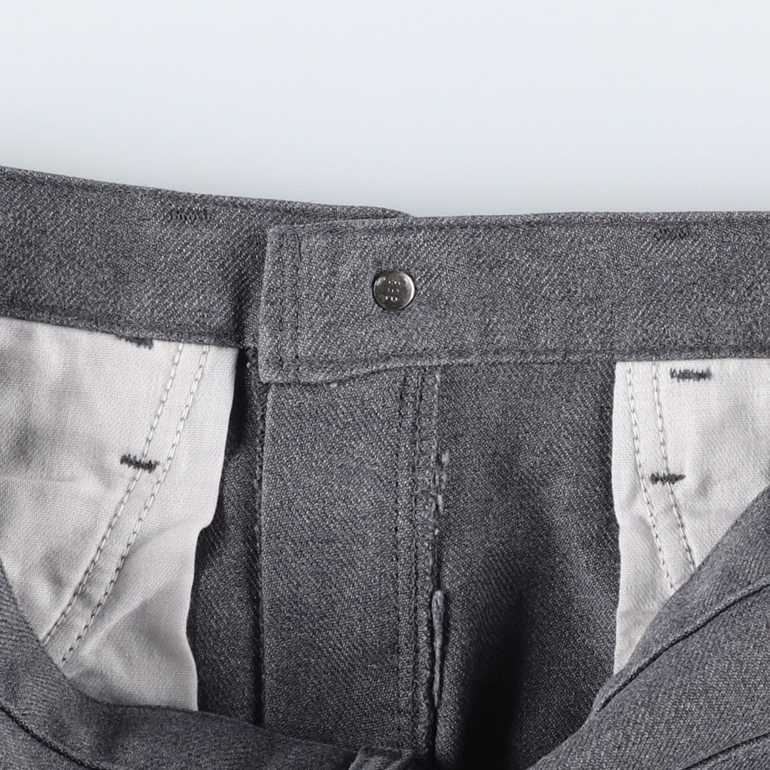 1990'S Vintage Levi's Men's Slacks, Made in USA, Size W32 polyester gray type Vintage Second Hand