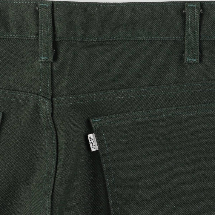Vintage Levi's Men's Slacks, Size W34 unclear dark green Vintage Second Hand