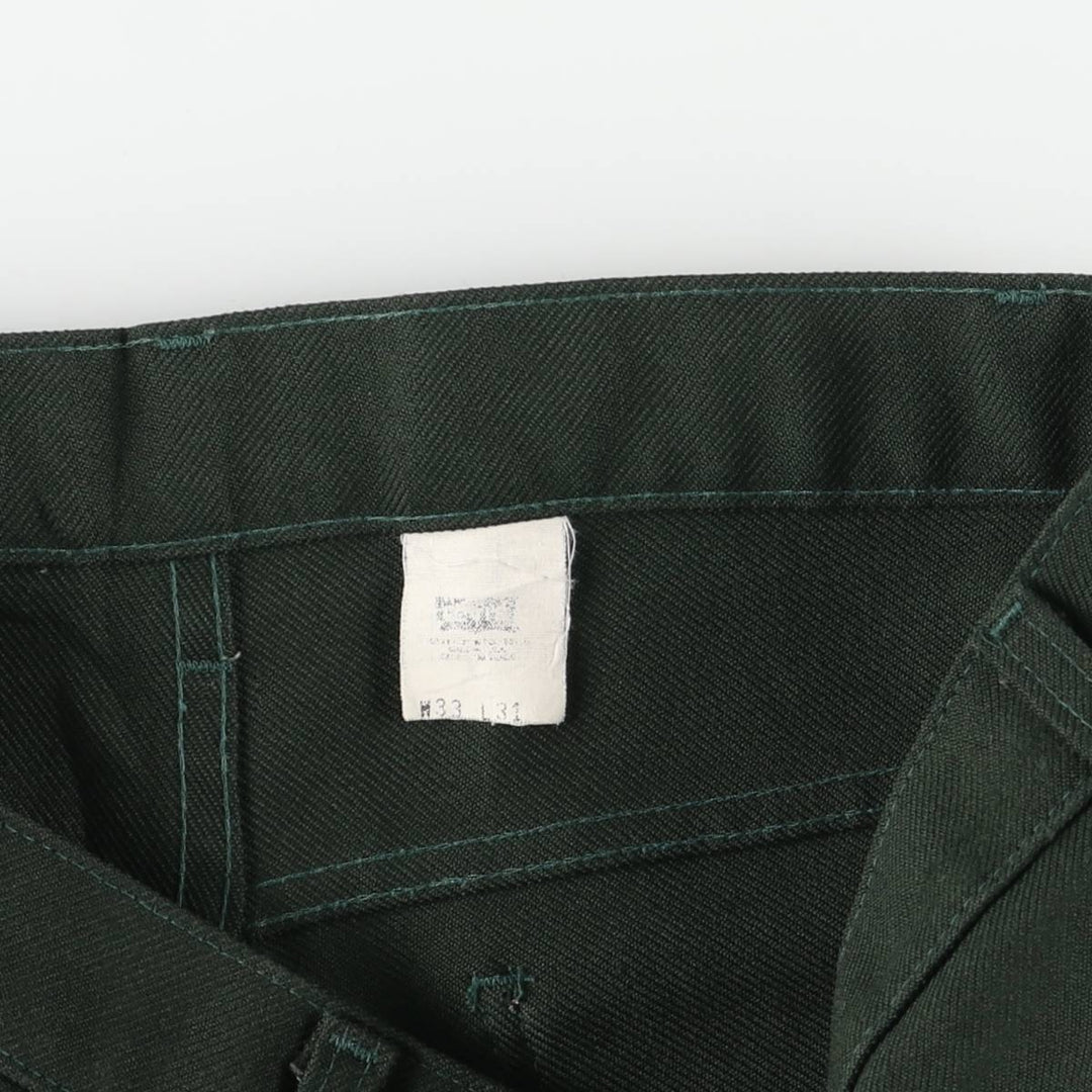 Vintage Levi's Men's Slacks, Size W34 unclear dark green Vintage Second Hand