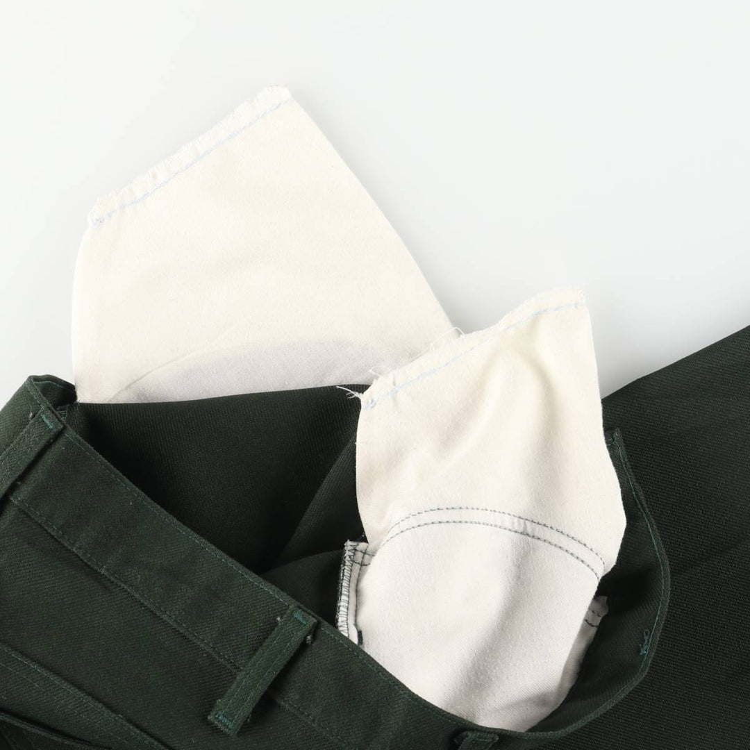 Vintage Levi's Men's Slacks, Size W34 unclear dark green Vintage Second Hand