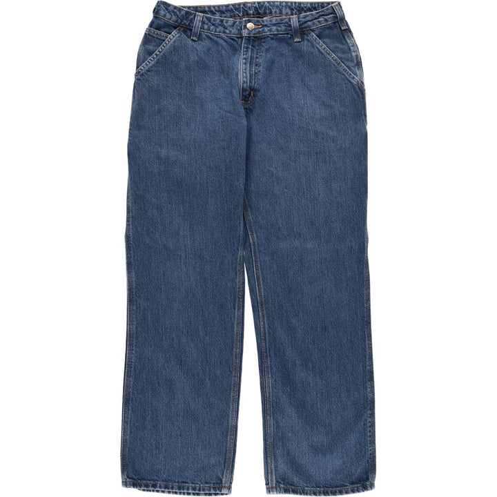 Carhartt Tapered Denim Pants Women's XL (w33) cotton blue type Vintage Second Hand