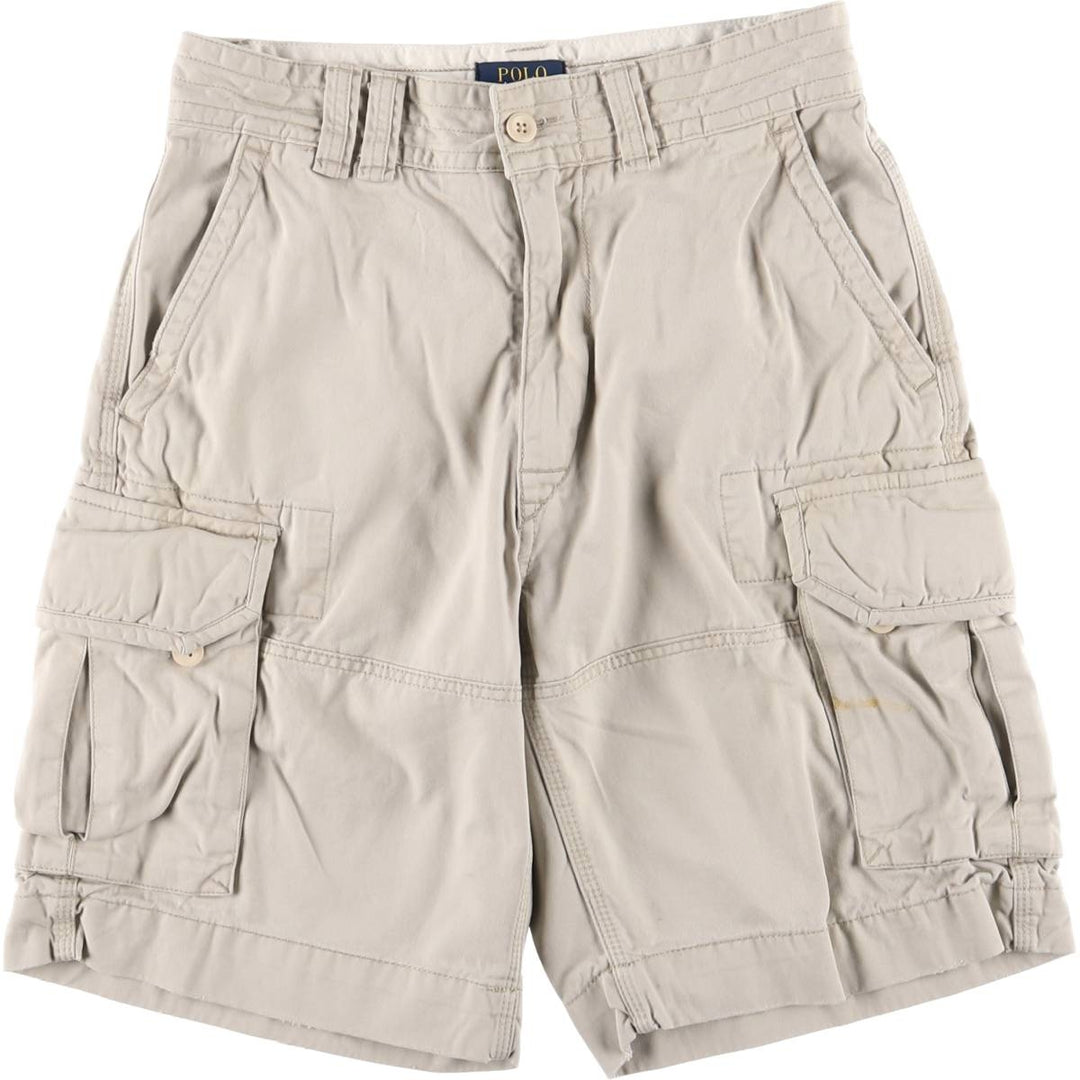 Ralph Lauren POLO RALPH LAUREN cargo shorts, half pants, men's, W30 equivalent cotton Beige type Vintage Second Hand