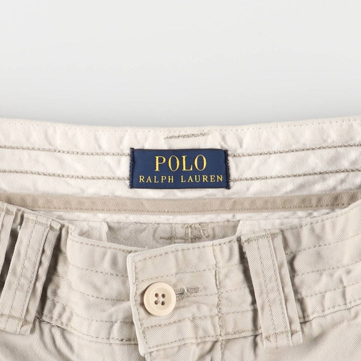 Ralph Lauren POLO RALPH LAUREN cargo shorts, half pants, men's, W30 equivalent cotton Beige type Vintage Second Hand