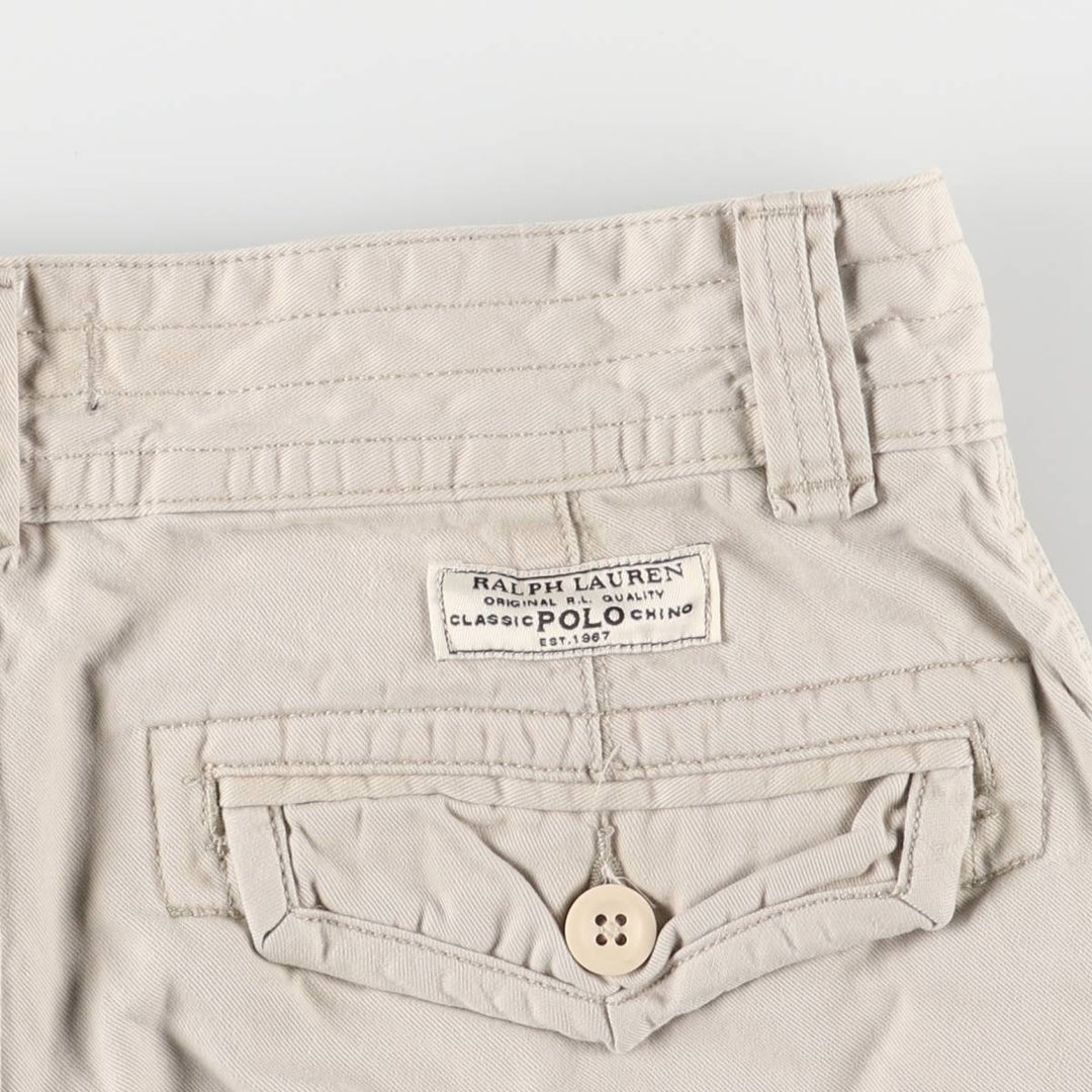 Ralph Lauren POLO RALPH LAUREN cargo shorts, half pants, men's, W30 equivalent cotton Beige type Vintage Second Hand