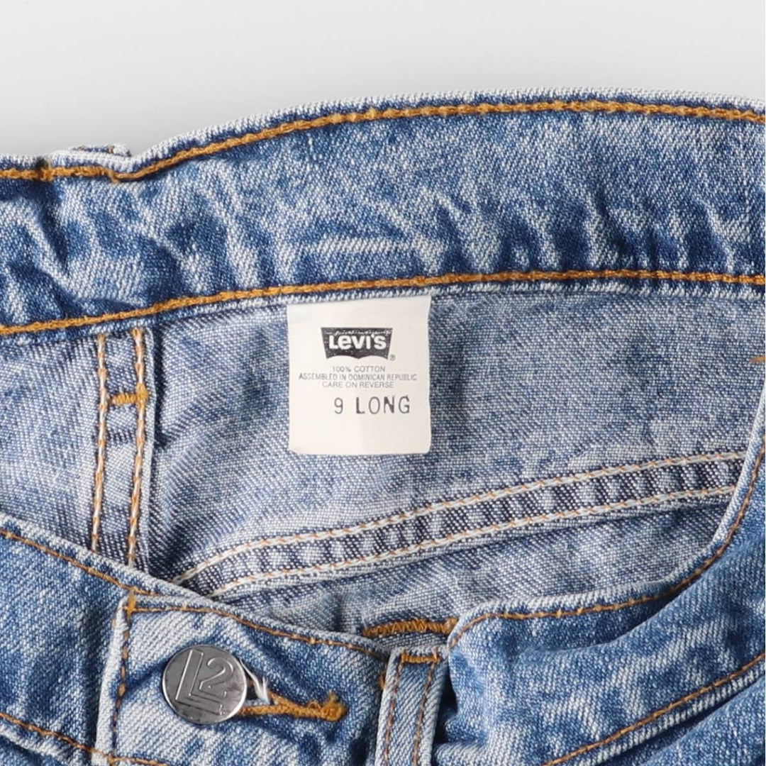 Levi's L2 Straight Denim Pants Women's XL (w32) cotton blue type Vintage Second Hand