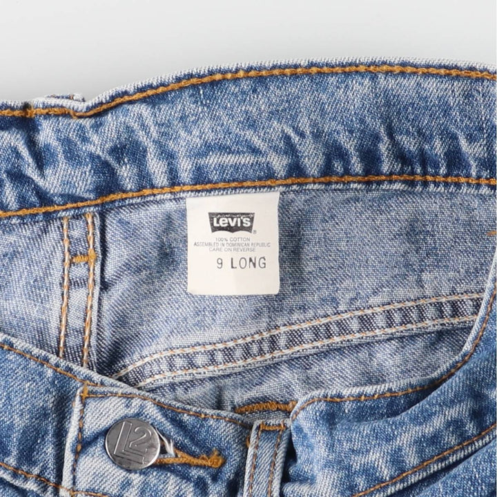 Levi's L2 Straight Denim Pants Women's XL (w32) cotton blue type Vintage Second Hand