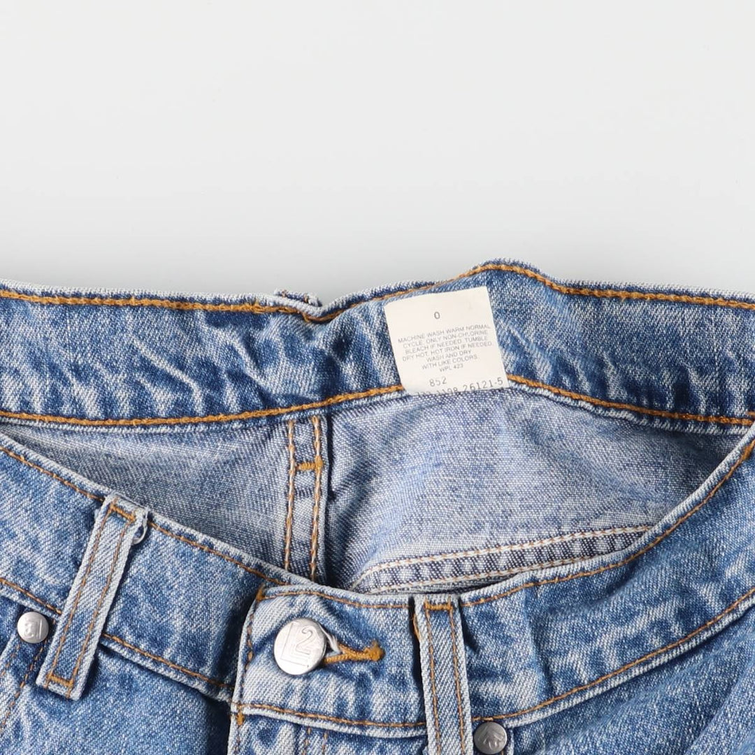 Levi's L2 Straight Denim Pants Women's XL (w32) cotton blue type Vintage Second Hand