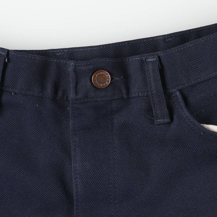 80s-90'S Wrangler Dress Jeans, Slacks, Made in USA, Men's, W34 equivalent, Vintage unclear navy blue type Vintage Second Hand