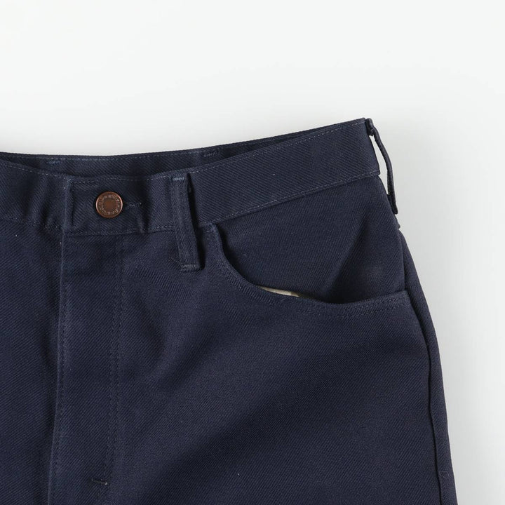 80s-90'S Wrangler Dress Jeans, Slacks, Made in USA, Men's, W34 equivalent, Vintage unclear navy blue type Vintage Second Hand