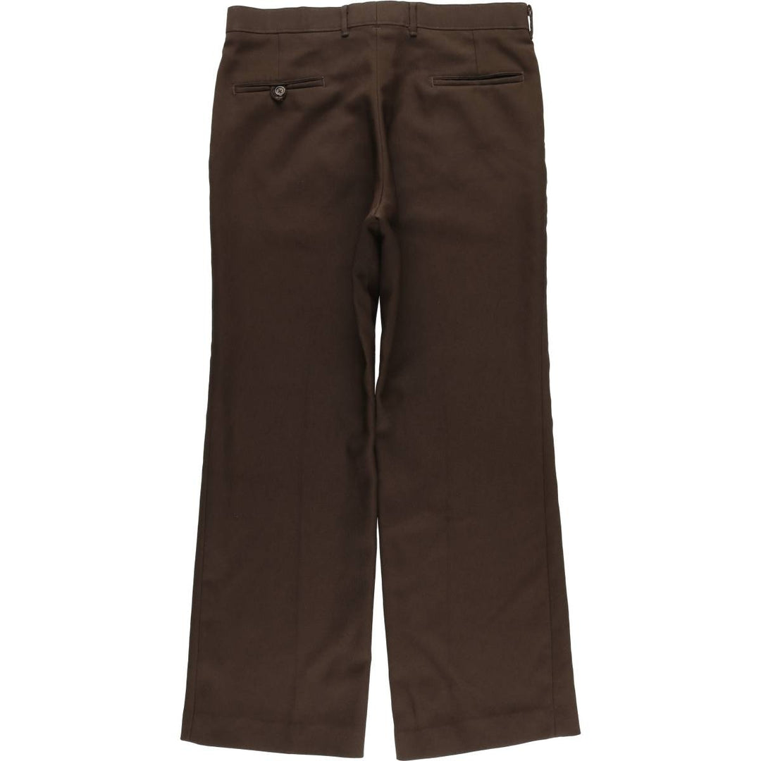 Vintage 1980'S Levi's Action Slacks, Men's Size 35 unclear brown type Vintage Second Hand