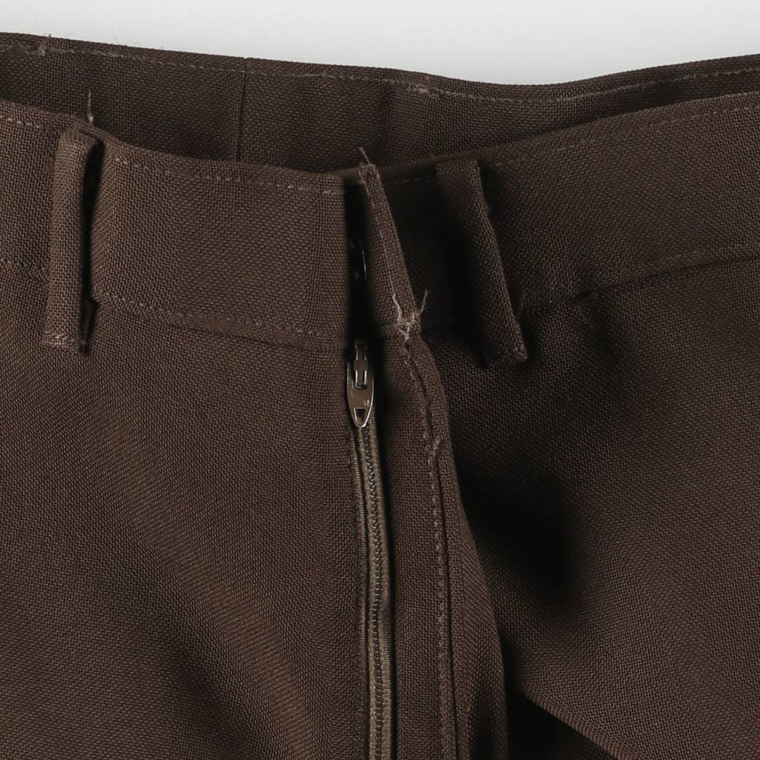 Vintage 1980'S Levi's Action Slacks, Men's Size 35 unclear brown type Vintage Second Hand