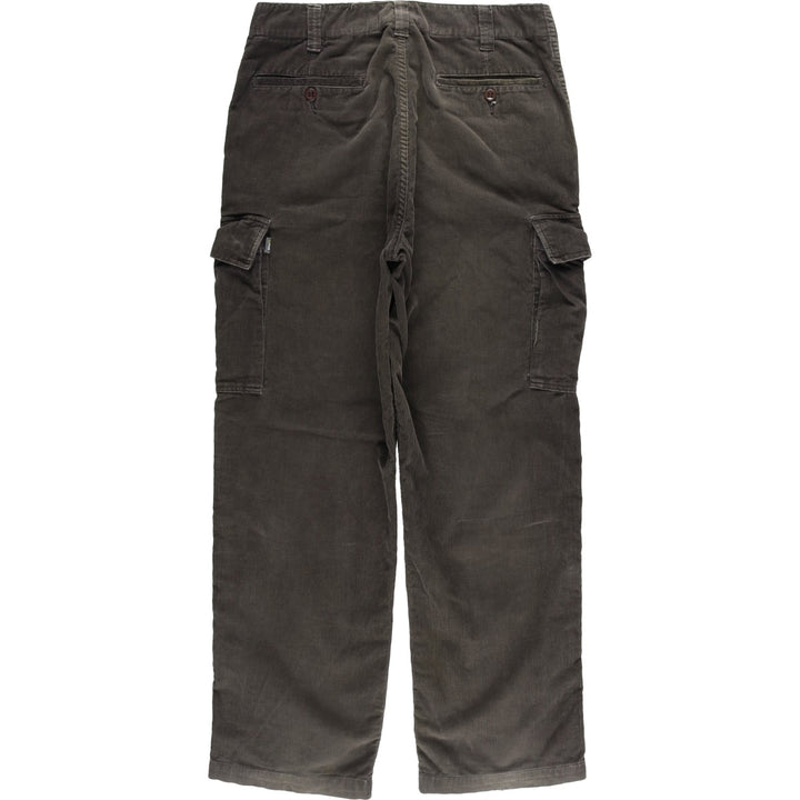 00'S Stussy Corduroy Cargo Pants Men's Size W32 cotton brown type Vintage Second Hand