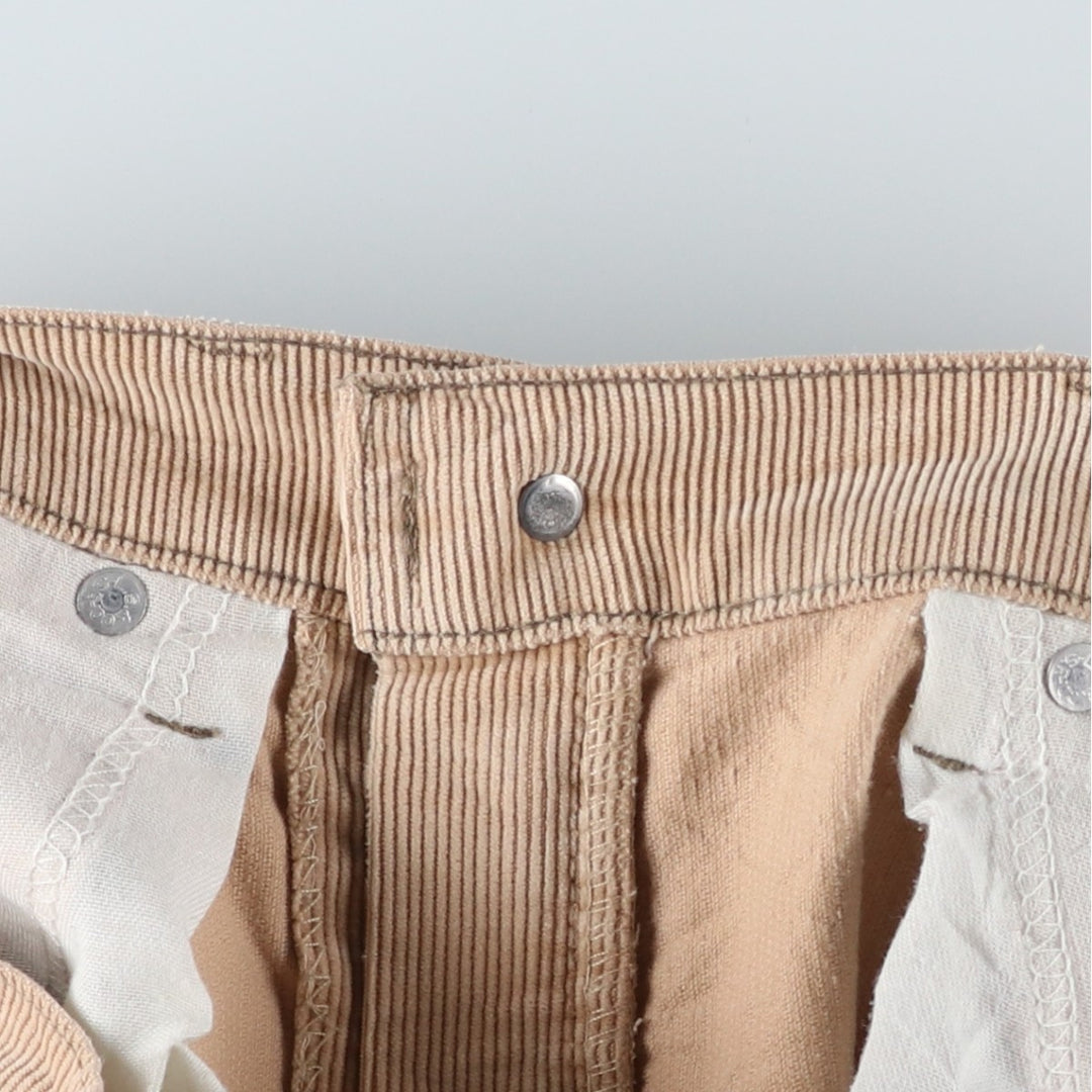 Vintage 1980'S Levi's 517-1523 Flare-Cut Corduroy Pants, Men's Size W31 unclear Beige type Vintage Second Hand