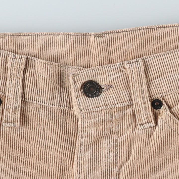 Vintage 1980'S Levi's 517-1523 Flare-Cut Corduroy Pants, Men's Size W31 unclear Beige type Vintage Second Hand