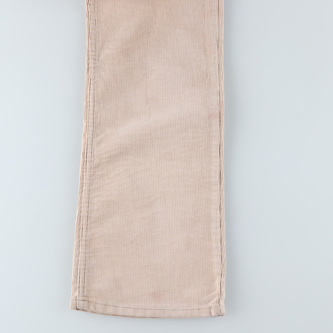 Vintage 1980'S Levi's 517-1523 Flare-Cut Corduroy Pants, Men's Size W31 unclear Beige type Vintage Second Hand