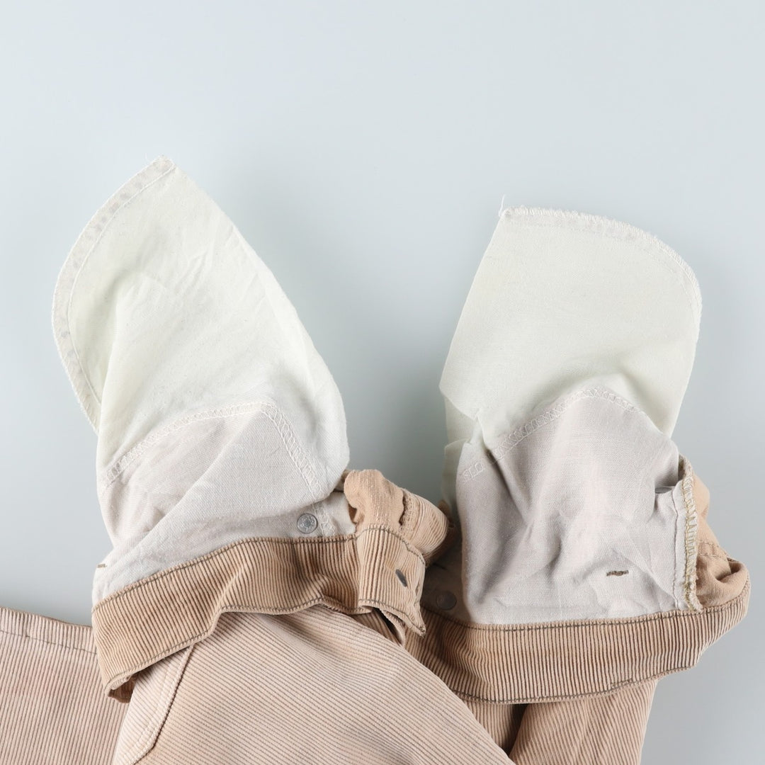 Vintage 1980'S Levi's 517-1523 Flare-Cut Corduroy Pants, Men's Size W31 unclear Beige type Vintage Second Hand