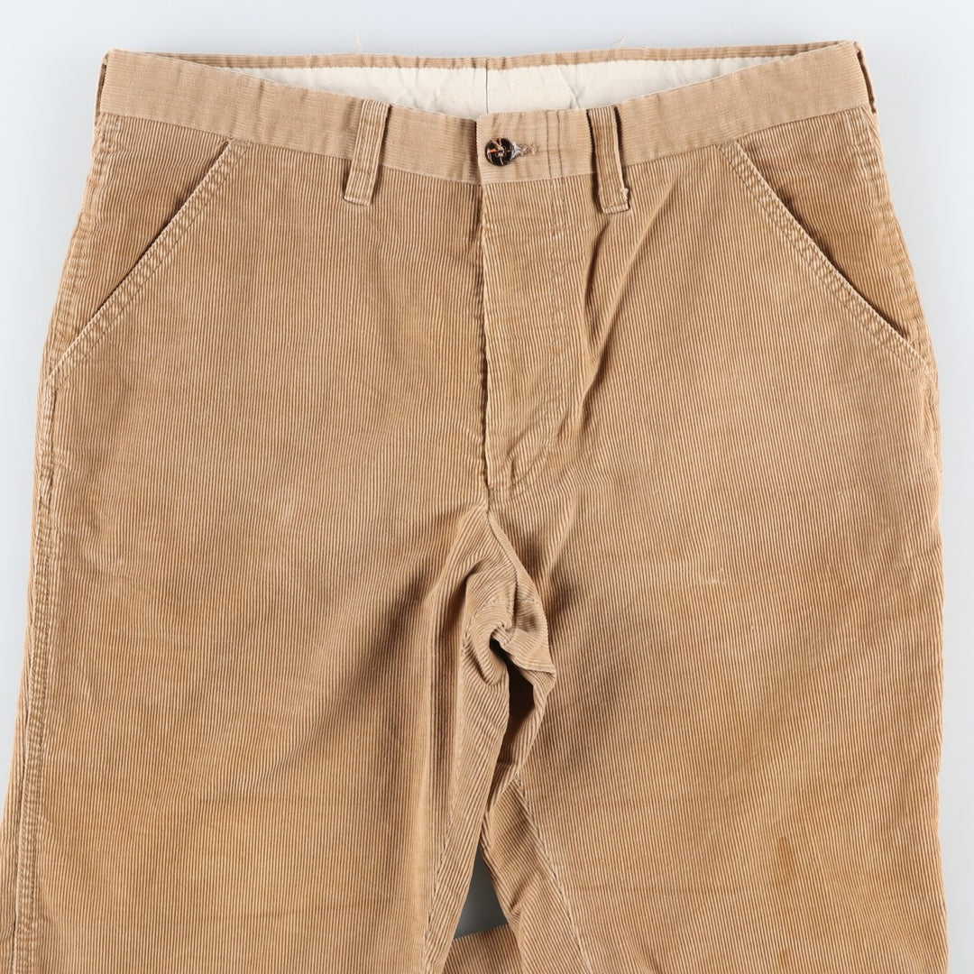 Vintage 70s-80'S Levi's PANATELA corduroy pants, men's size W33. unclear Beige type Vintage Second Hand
