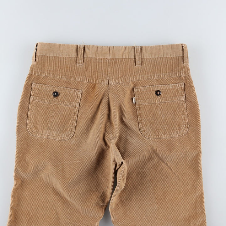 Vintage 70s-80'S Levi's PANATELA corduroy pants, men's size W33. unclear Beige type Vintage Second Hand