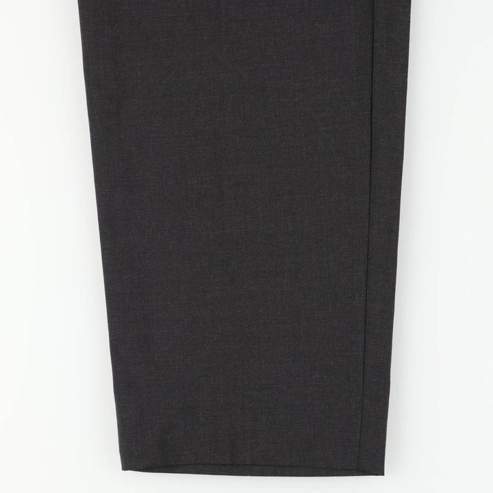Hugo Boss men's one-pleat wool trousers/slacks, size W32 (approx.) wool black type Vintage Second Hand