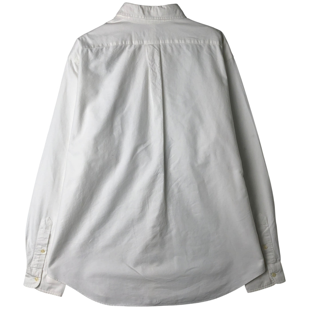 Ralph Lauren Classic Fit Long Sleeve Button Down Shirt Men's XL cotton white type Vintage Second Hand