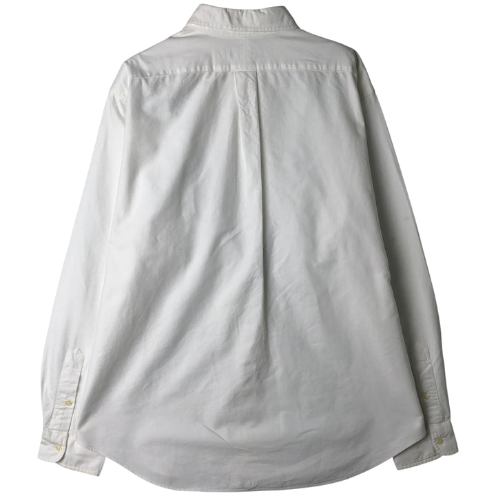 Ralph Lauren Classic Fit Long Sleeve Button Down Shirt Men's XL cotton white type Vintage Second Hand