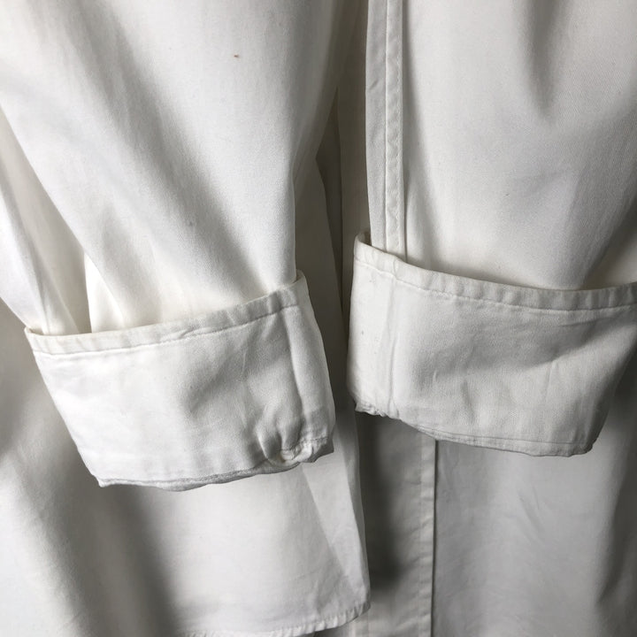 Brooks Brothers MAKERS Long Sleeve Cotton Shirt, Made in USA, Men's Size XL cotton white type Vintage Second Hand
