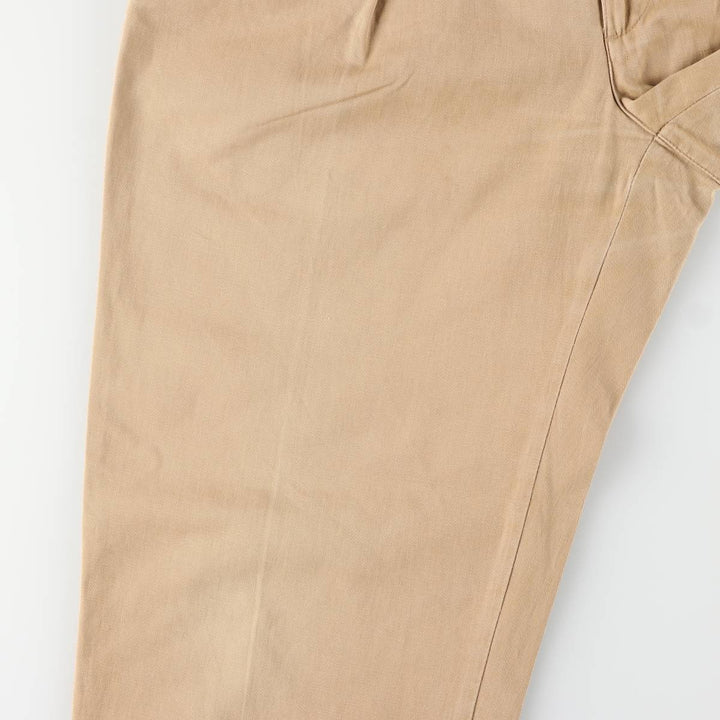Ralph Lauren POLO by Ralph Lauren Two-pleat Chino Pants, Made in USA, Men's, Size W34 unclear Beige type Vintage Second Hand