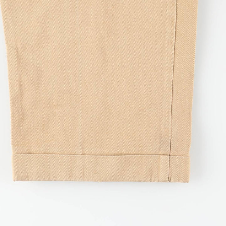 Ralph Lauren POLO by Ralph Lauren Two-pleat Chino Pants, Made in USA, Men's, Size W34 unclear Beige type Vintage Second Hand