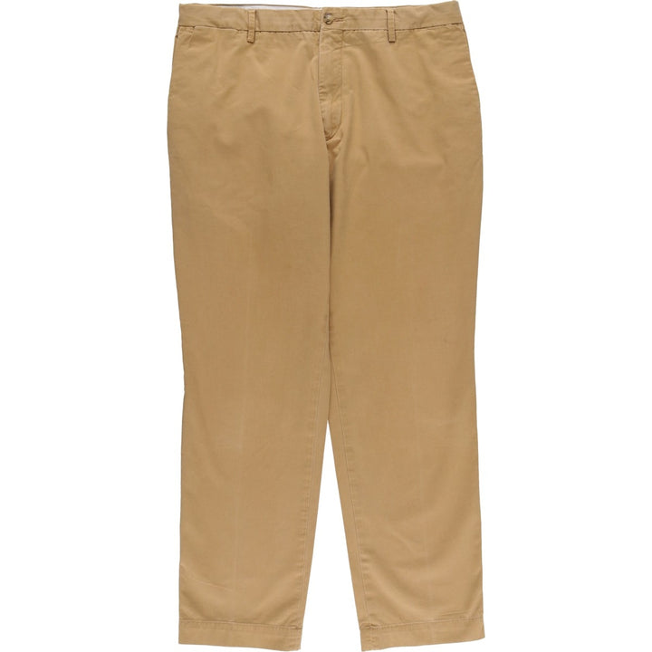 Big Size Ralph Lauren POLO RALPH LAUREN Stretch Slim Fit Chino Pants, Men's W36 (approx.) unclear beige type brown Vintage Second Hand