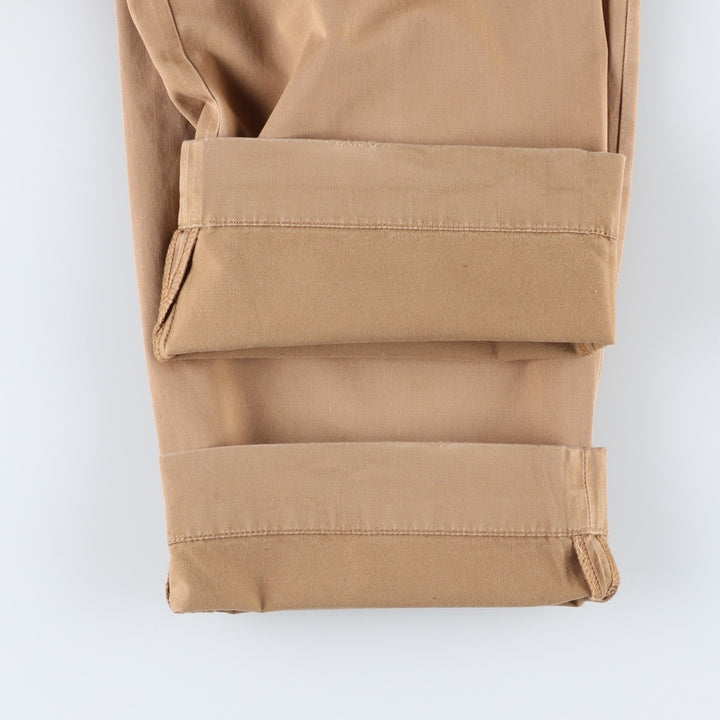 Big Size Ralph Lauren POLO RALPH LAUREN Stretch Slim Fit Chino Pants, Men's W36 (approx.) unclear beige type brown Vintage Second Hand
