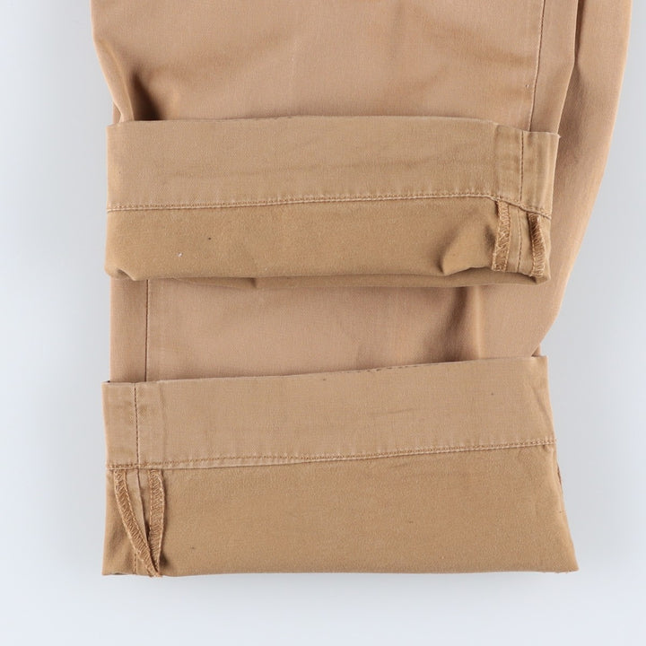 Big Size Ralph Lauren POLO RALPH LAUREN Stretch Slim Fit Chino Pants, Men's W36 (approx.) unclear beige type brown Vintage Second Hand