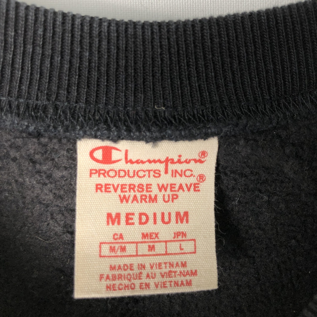 Champion REVERSE WEAVE Reverse Weave Logo Sweatshirt, Men's Size M cotton black type Vintage Second Hand