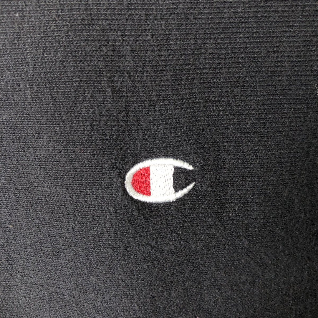 Champion REVERSE WEAVE Reverse Weave Logo Sweatshirt, Men's Size M cotton black type Vintage Second Hand