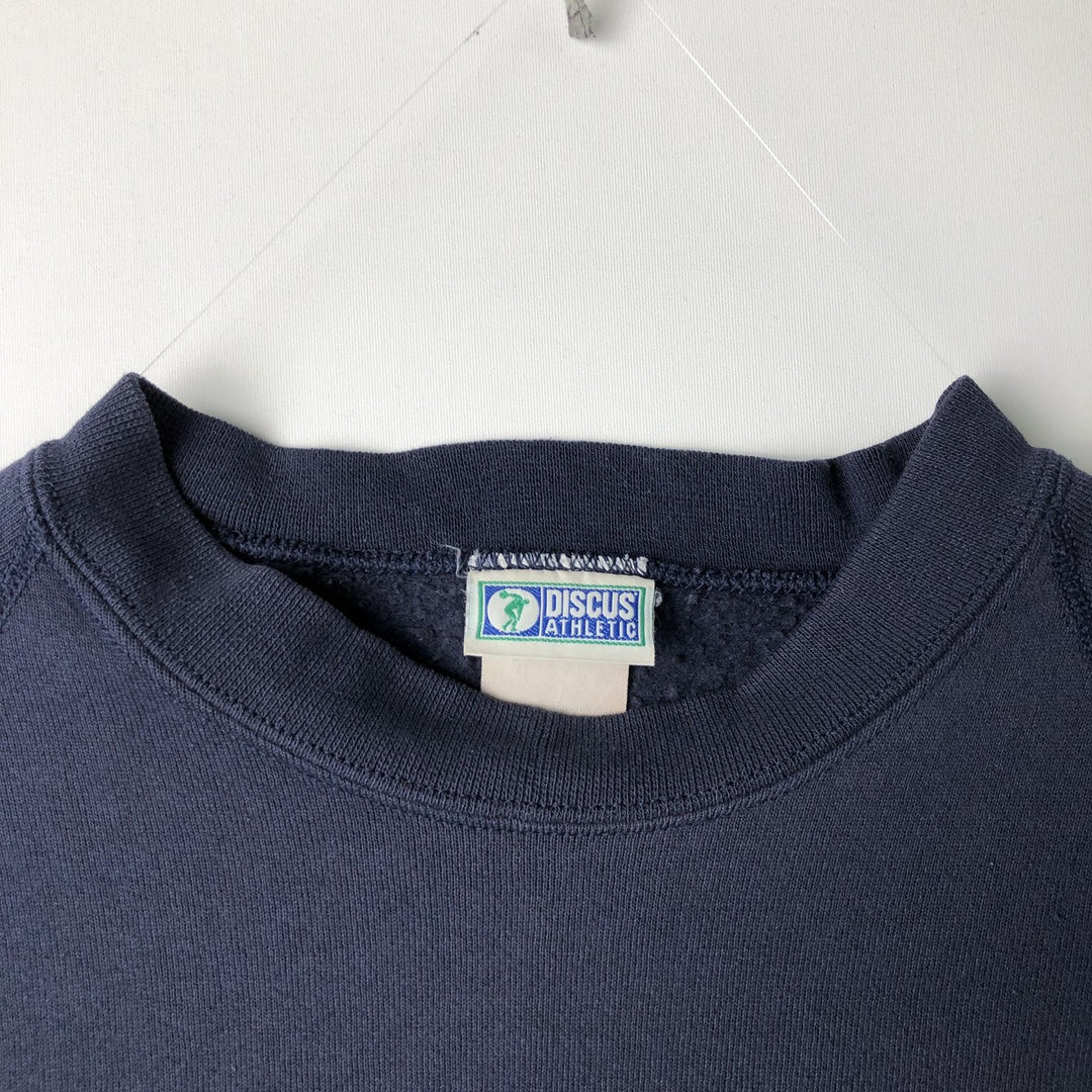 Vintage Discus Athletic FedEx Advertising Sweatshirt, Made in USA, Men's XL cotton navy blue type Vintage Second Hand