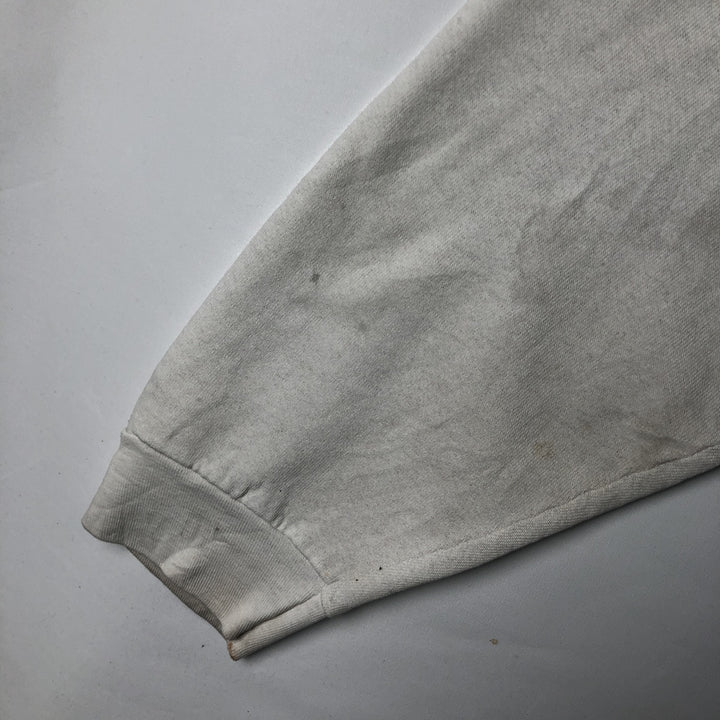 Vintage 90'S HOOTERS Advertising Sweatshirt, Made in USA, Men's XXL polyester white type Vintage Second Hand