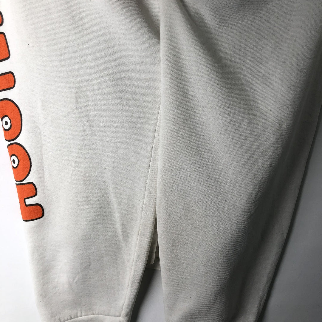 Vintage 90'S HOOTERS Advertising Sweatshirt, Made in USA, Men's XXL polyester white type Vintage Second Hand