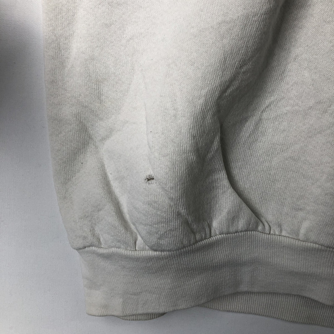 Vintage 90'S HOOTERS Advertising Sweatshirt, Made in USA, Men's XXL polyester white type Vintage Second Hand